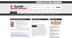 Desktop Screenshot of gazeta-mlawska.pl