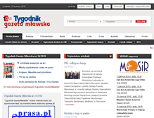 Tablet Screenshot of gazeta-mlawska.pl
